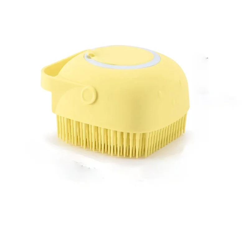Pet Bath and Massage Gloves – Soft and Safe Silicone Brush for Dogs and Cats