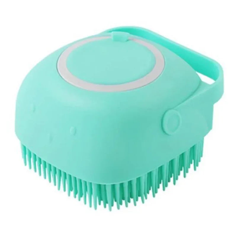 Pet Bath and Massage Gloves – Soft and Safe Silicone Brush for Dogs and Cats