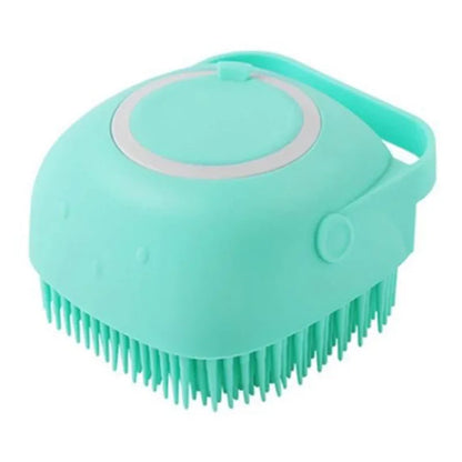 Pet Bath and Massage Gloves – Soft and Safe Silicone Brush for Dogs and Cats