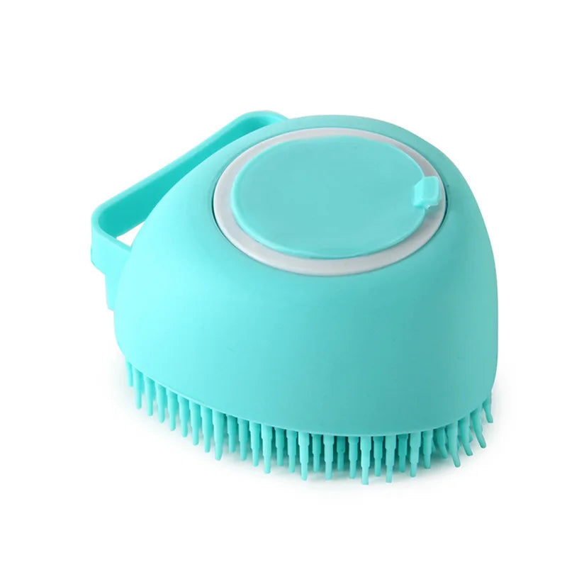 Pet Bath and Massage Gloves – Soft and Safe Silicone Brush for Dogs and Cats