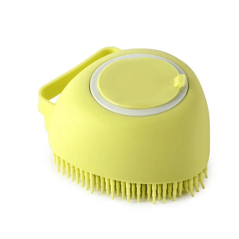Pet Bath and Massage Gloves – Soft and Safe Silicone Brush for Dogs and Cats