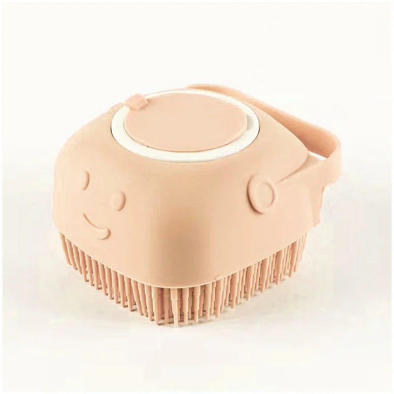 Pet Bath and Massage Gloves – Soft and Safe Silicone Brush for Dogs and Cats